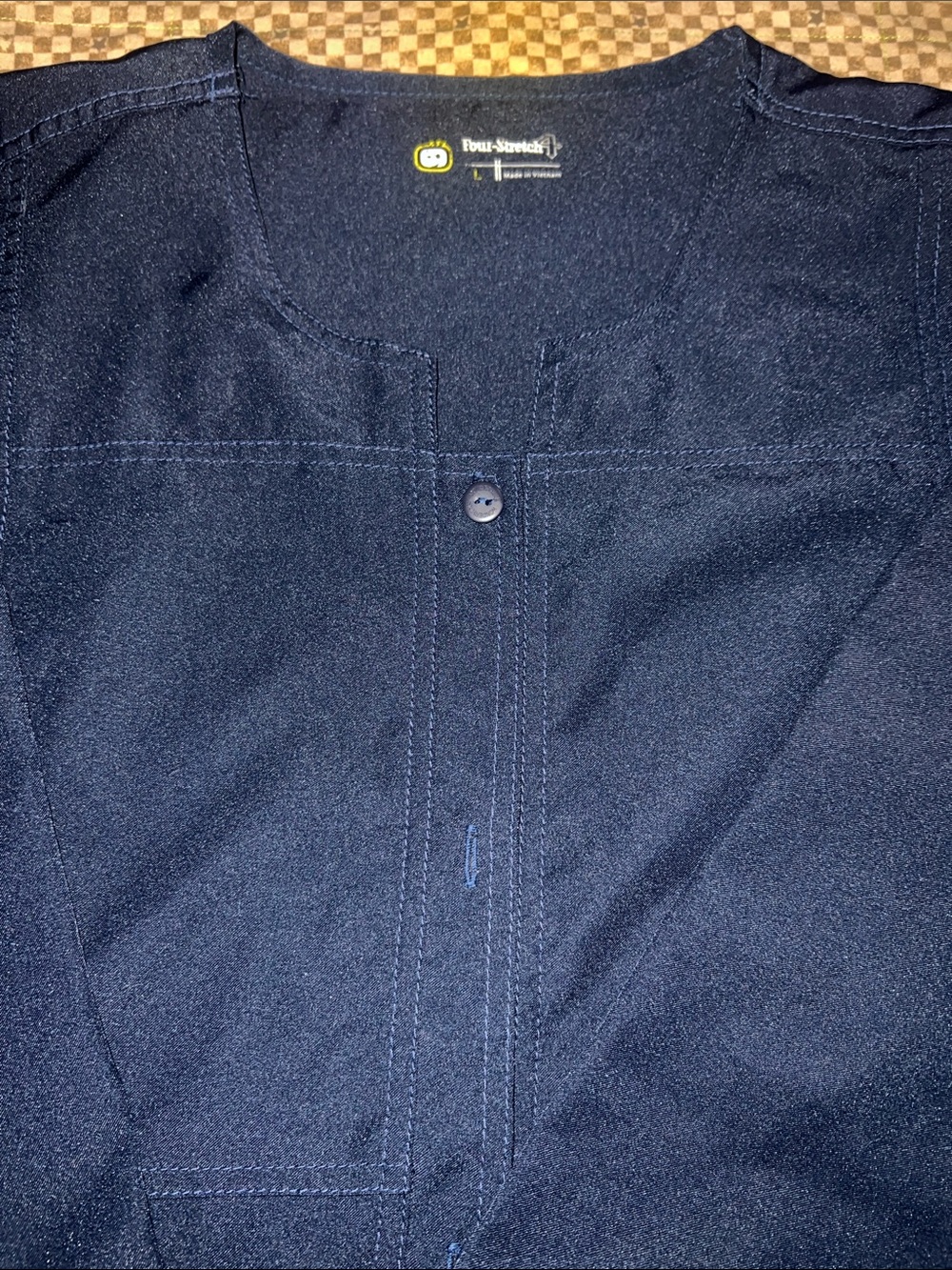 Women’s nurse light jacket Wonder wink Navy Button Front Jacket